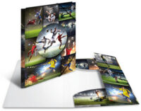 HERMA Chemise à élastiques "football", en PP, A4