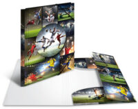 HERMA Chemise à élastiques "football", en PP, A3