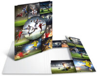 HERMA Chemise à élastiques "football", carton, A4