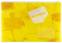 HERMA Postmappe mit Zipper, DIN A4, aus PP, gelb