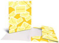 HERMA Chemise avec élastique, A4, pp, jaune