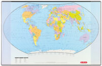 herlitz Sous-main avec une carte politique du monde