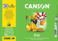 CANSON Papier à dessin Kids, A4, 90 g/m2