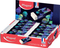 Maped Gomme en plastique DEEPSEA PARADISE, présentoir de 20
