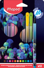 Maped Feutre DEEPSEA PARADISE, étui en carton de 12