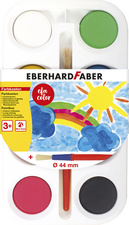 EBERHARD FABER Boîte de peinture EFA Color, 8 couleurs