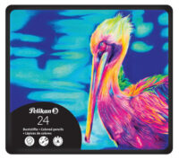 Pelikan Crayon de couleur Premium, étui métal de 24