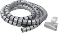 LogiLink Attache-câbles, 1,5 m, diamètre: 25 mm, gris