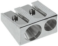 FABER-CASTELL Double taille crayon en Metall, argent