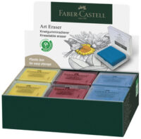 FABER-CASTELL Gomme malléable ART ERASER, assorti