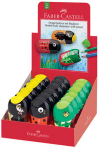 FABER-CASTELL Taille-crayon double "animaux", présentoir