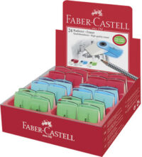 FABER-CASTELL Gomme en plastique "SLEEVE MINI", assorti