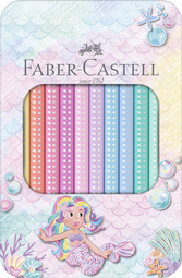 FABER-CASTELL Crayon de couleur Jumbo SPARKLE, étui de 10