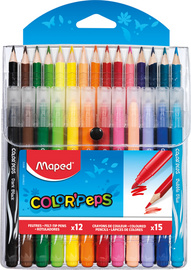 Maped Multi-pack de crayons de couleur et feutres COLOR'PEPS