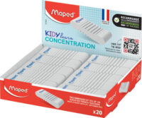 Maped Gomme en plastique KIDY learn CONCENTRATION,présentoir