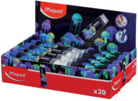 Maped Gomme en plastique DEEPSEA PARADISE, présentoir de 20