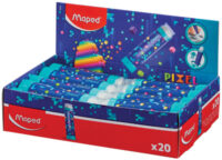 Maped Gomme en plastique PIXEL PARTY, présentoir de 20