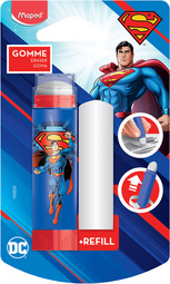 Maped Gomme en plastique SUPERMAN + gomme de rechange