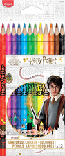 Maped Crayon de couleur triangulaire HARRY POTTER,étui de 12