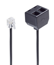 shiverpeaks BASIC-S Adaptateur Y pour combiné téléphonique