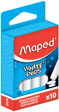 Maped Craie pour tableau WHITE'PEPS, rond, blanc