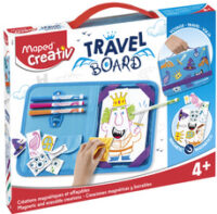 Maped Creativ Kit de dessin voyage TRAVEL BOARD, 21 pièces