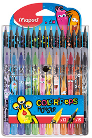 Maped Kit de coloriage COLOR'PEPS MONSTER, étui de 24
