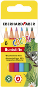EBERHARD FABER Crayon de couleur COLORI, court, étui de 6