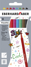 EBERHARD FABER Feutre, étui en carton de 8