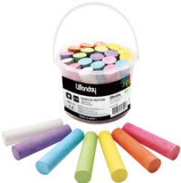 Wonday Craie de trottoir "marelle", seau en plastique de 20