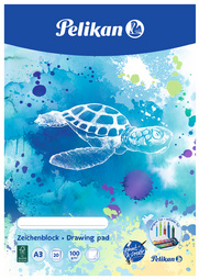 Pelikan Bloc à dessin C3/20, A3, 100 g/m2, 20 feuilles