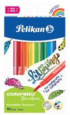 Pelikan Feutre colorella brushpen, étui en carton de 10
