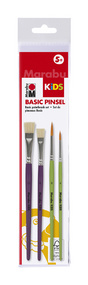 Marabu Set de pinceaux "Basic Pinsel", 4 pièces