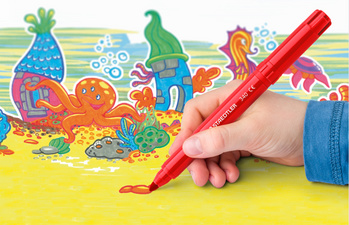 STAEDTLER Feutre de coloriage Noris jumbo, boîte de 144 – Image 2