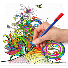 STAEDTLER Feutre triplus, étui carton de 10 – Image 2