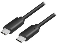 LogiLink Câble USB 3.1, USB-C - USB-C mâle, 0,5 m, noir