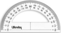 Wonday Rapporteur 180 degrés, en plastique, 120 mm