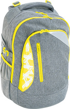 EBERHARD FABER Sas à dos scolaire X-Style, gris / jaune fluo