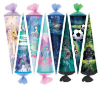 herlitz Schultüte, 6-eckig, 850 mm, Motive sortiert