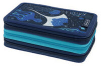 herlitz Étui scolaire TriCase "Deep Ocean", 31 pièces
