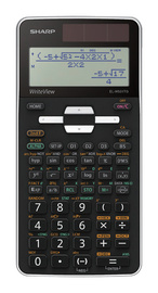 SHARP Calculatrice EL-W531 TG, couleur: noir / blanc