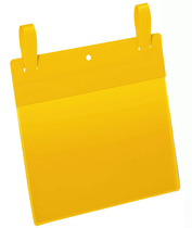 DURABLE Pochette pour casier en treillis, A5 paysage, jaune