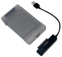 LogiLink USB 3.0 - adaptateur SATA avec pochette de