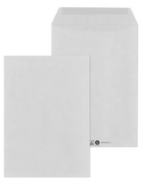 MAILmedia Pochettes d'expédition C4, collage humide, gris