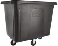 Rubbermaid Chariot cubique 0,2 m3, noir