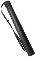 Wonday Tube à dessin, télescopique, en plastique, noir