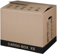 smartboxpro Cartons de déménagement "CARGO-BOX XS", marron