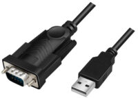 LogiLink Câble adaptateur USB 2.0 - RS232, 1,5 m, noir