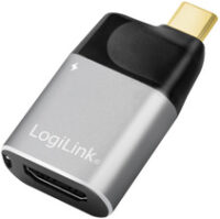LogiLink Adaptateur graphique, USB-C - HDMI/USB-C