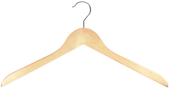 Peggy Perfect Cintre en bois sans barre, nature